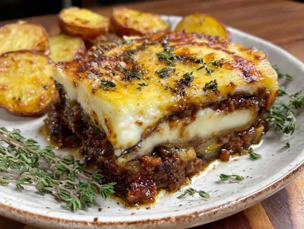 Greek moussaka recipe - featured image
