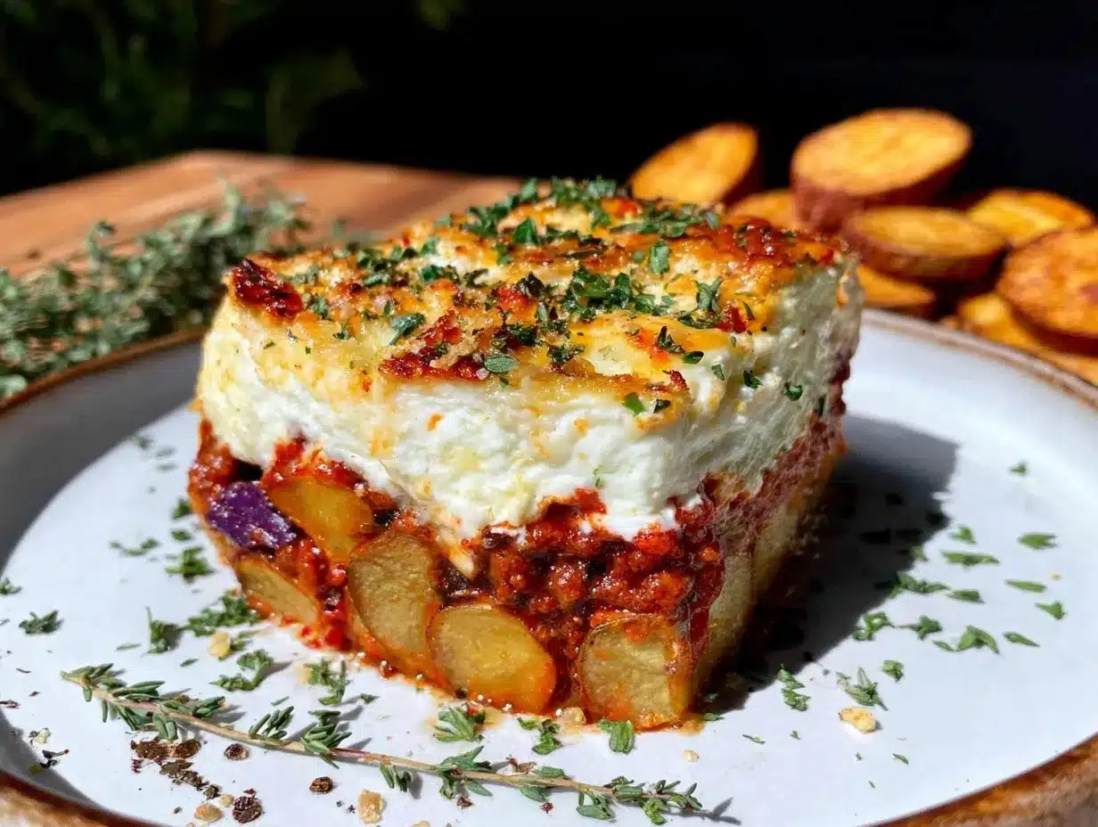 Greek moussaka recipe preparation steps