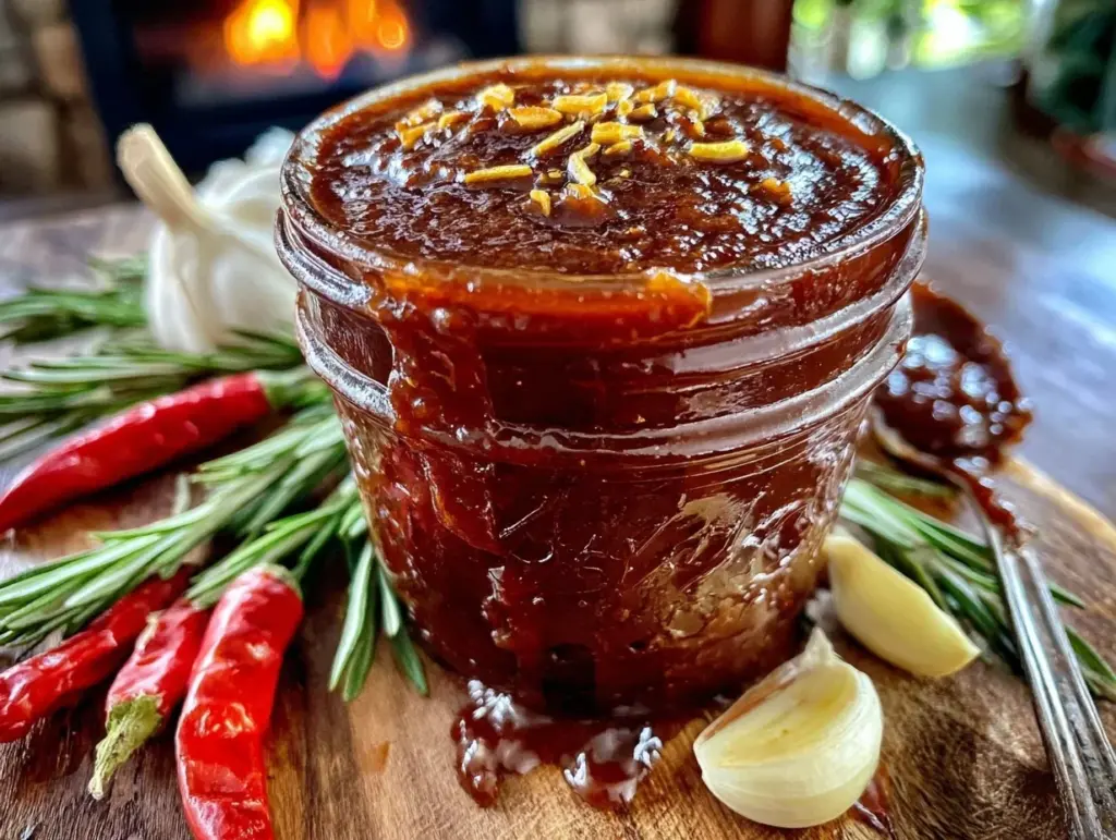 maple bourbon BBQ sauce - featured image