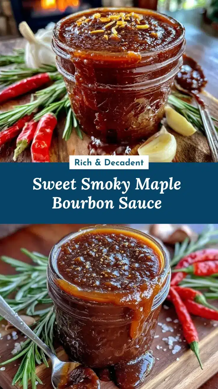 maple bourbon BBQ sauce recipe