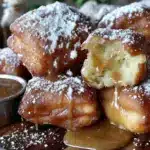 maple bourbon beignets - featured image