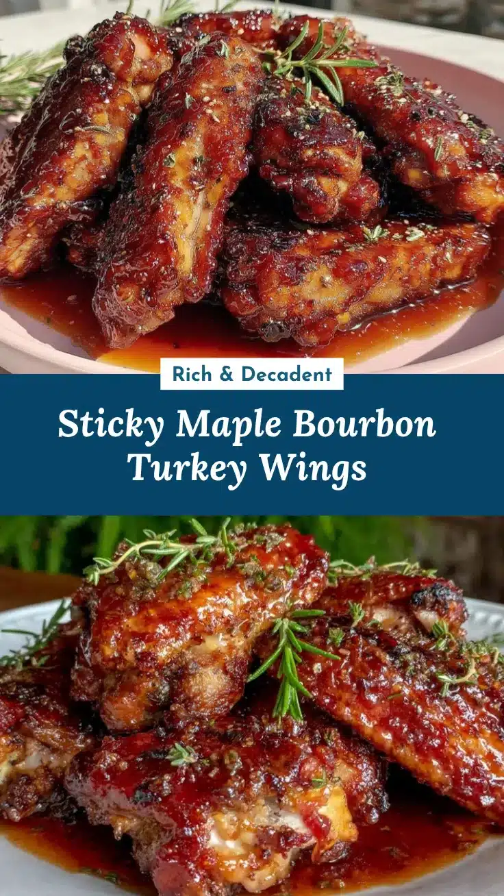 maple-bourbon candied turkey wings recipe