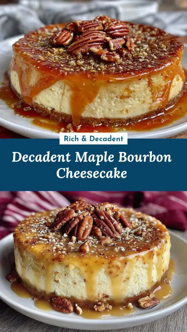 Maple Bourbon Crème Brûlée Cheesecake recipe