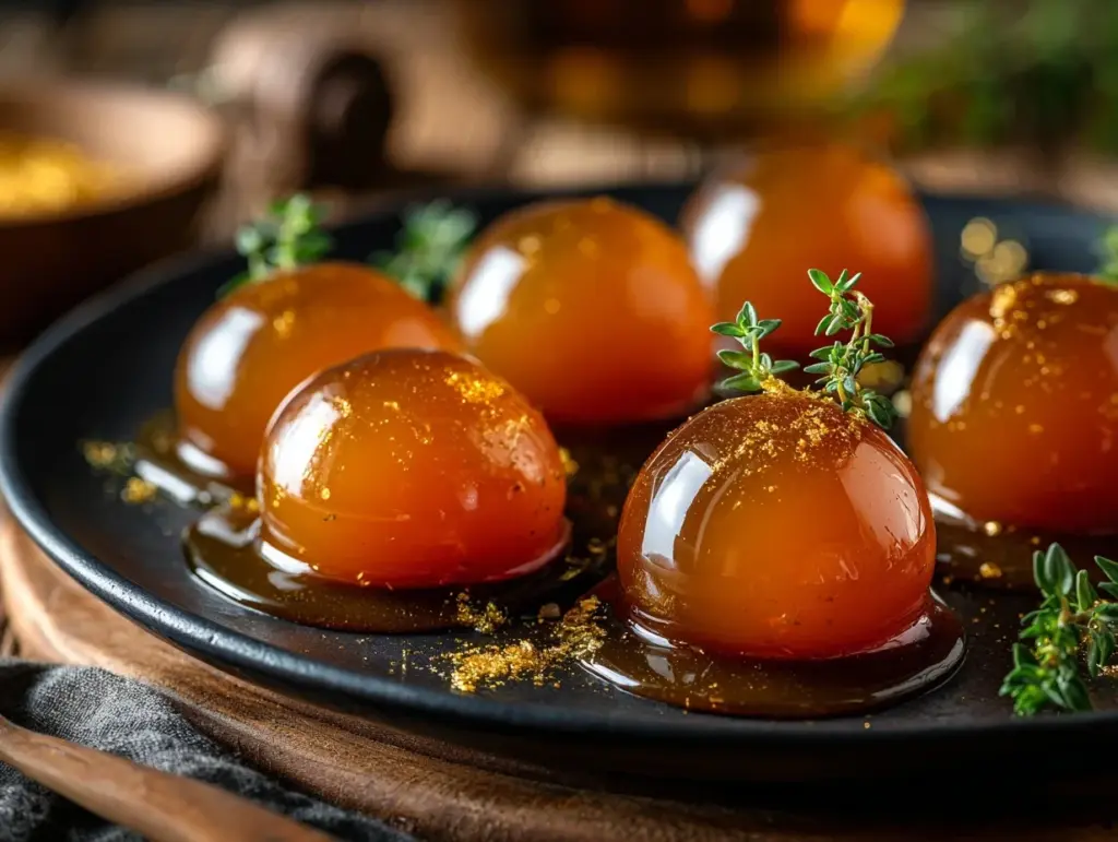 Maple Bourbon Spheres - featured image