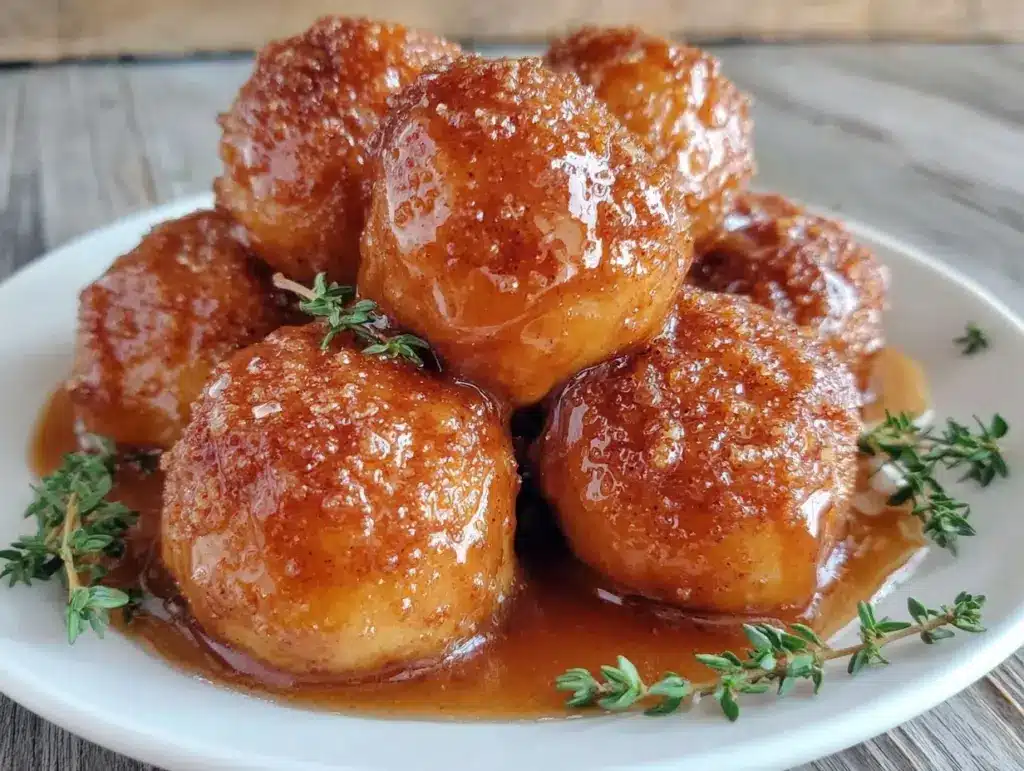 maple bourbon spheres - featured image