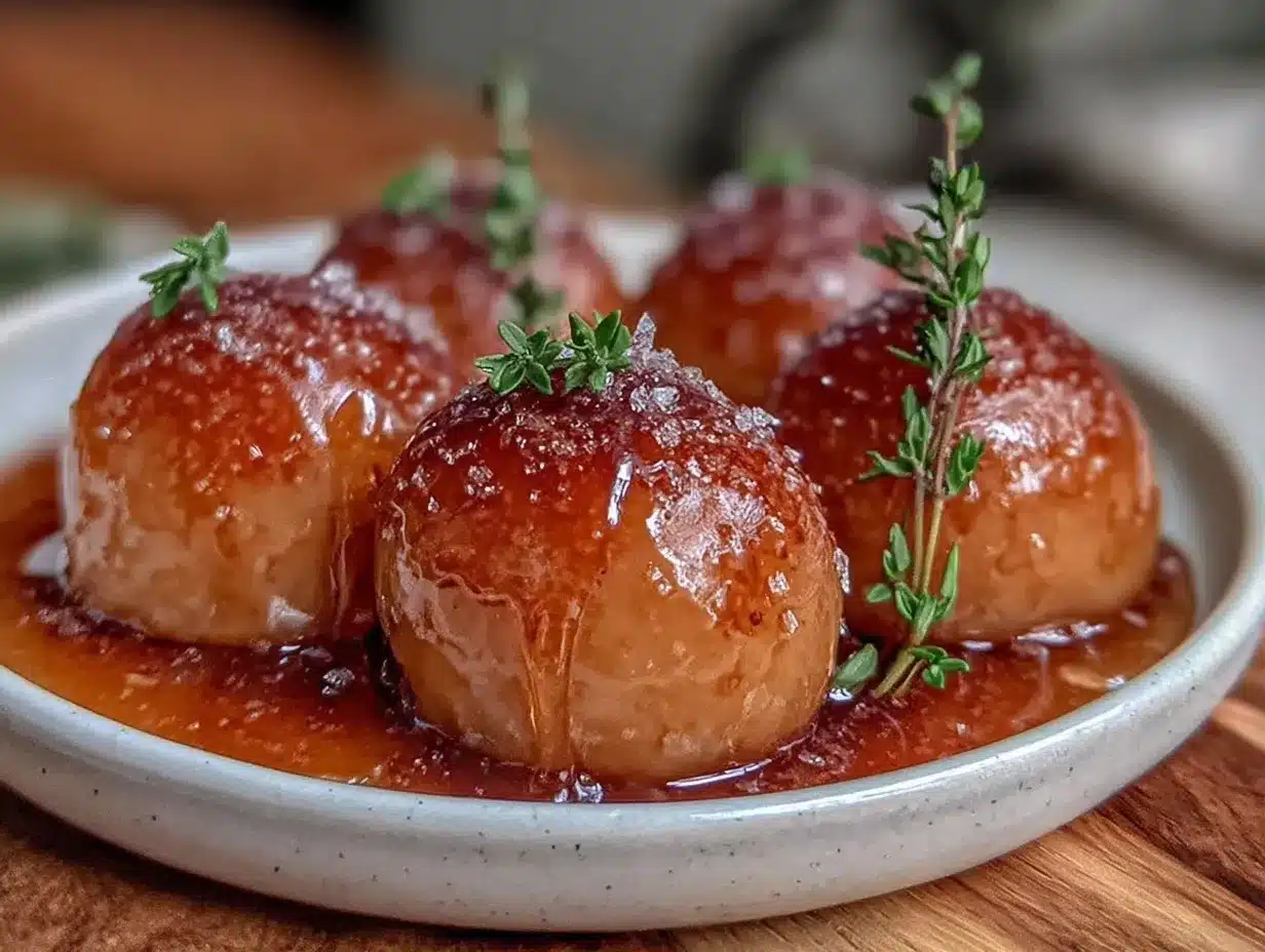 maple bourbon spheres preparation steps