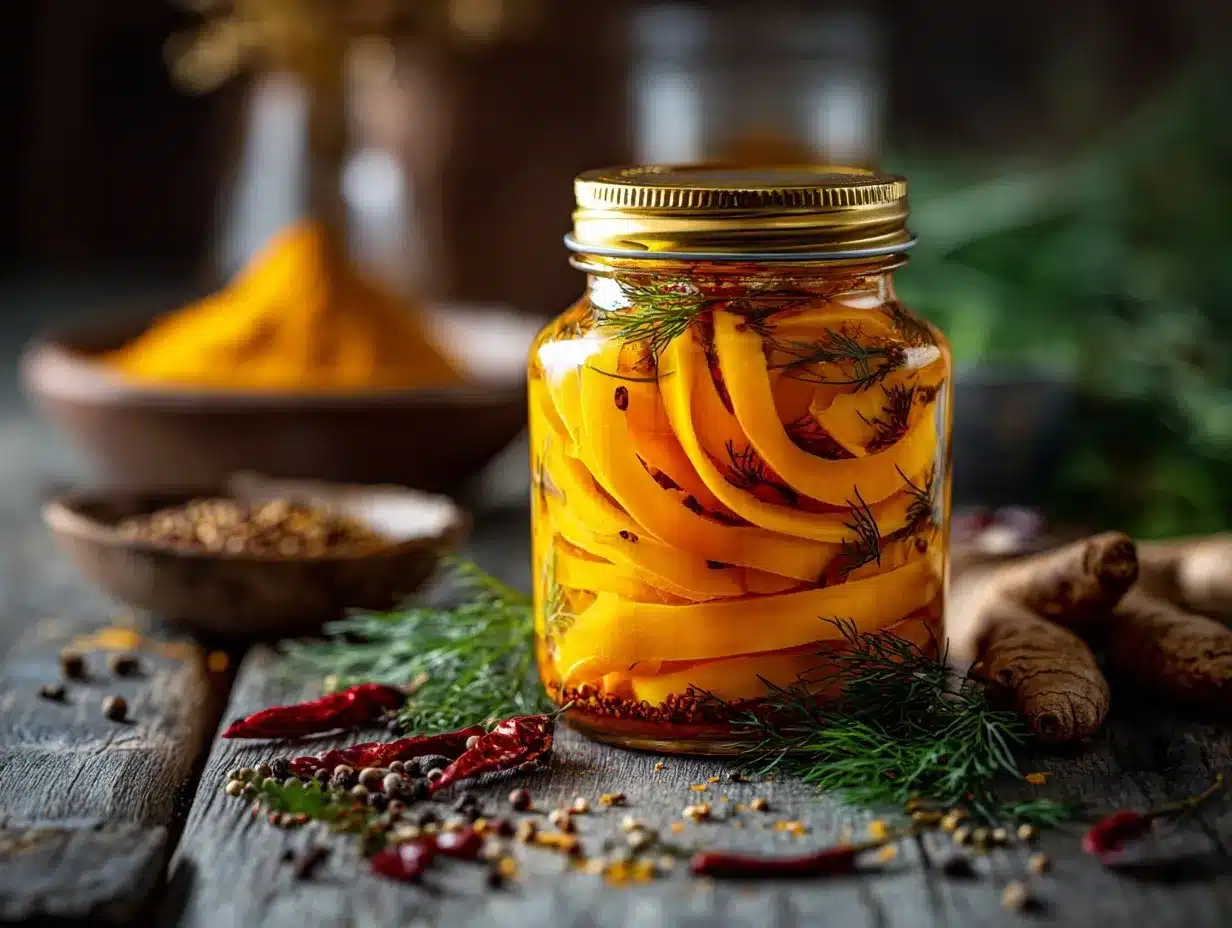 pickled butternut squash preparation steps