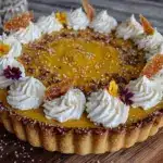 Pumpkin Diplomat Cream Tart - featured image
