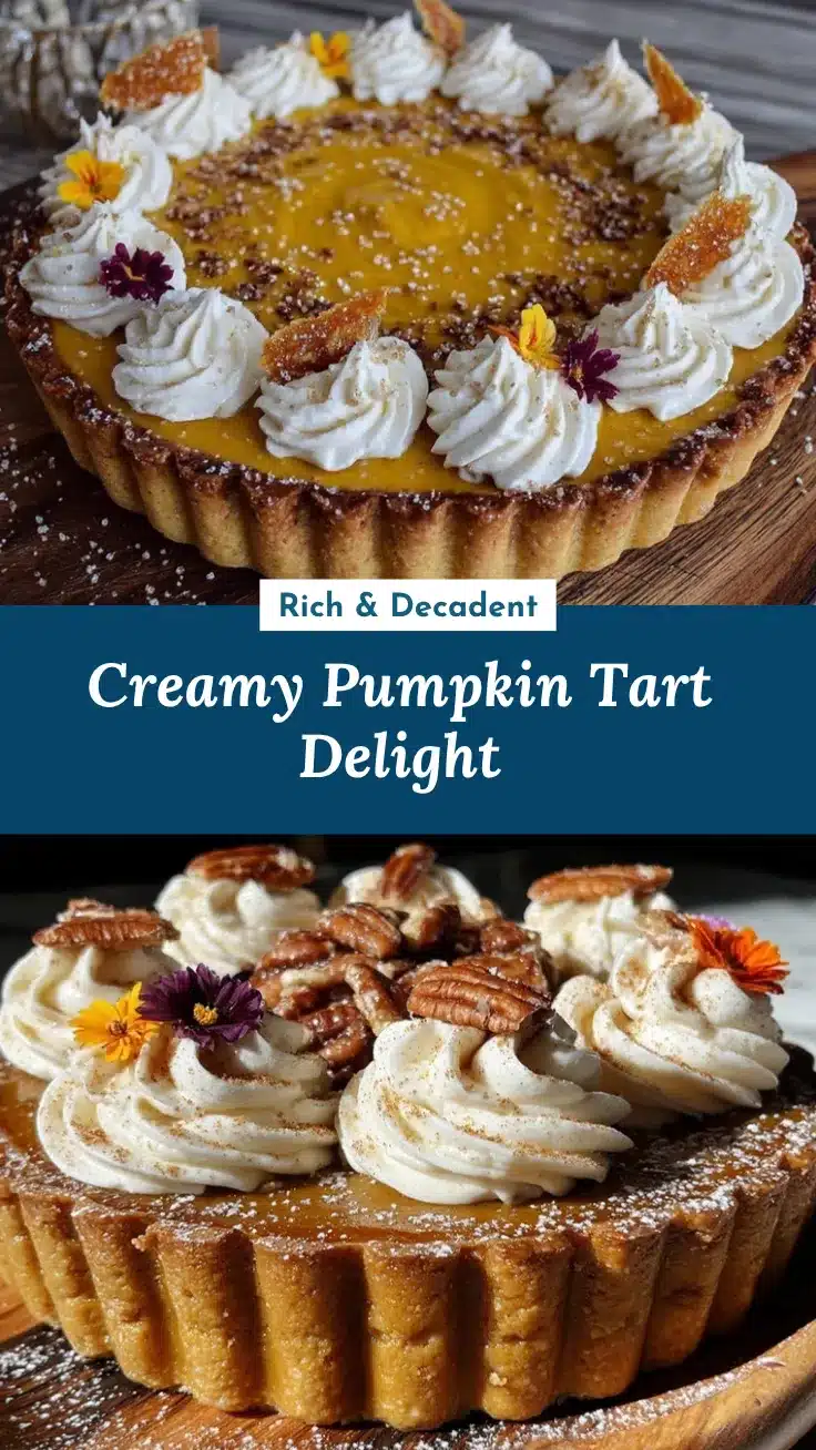 Pumpkin Diplomat Cream Tart recipe