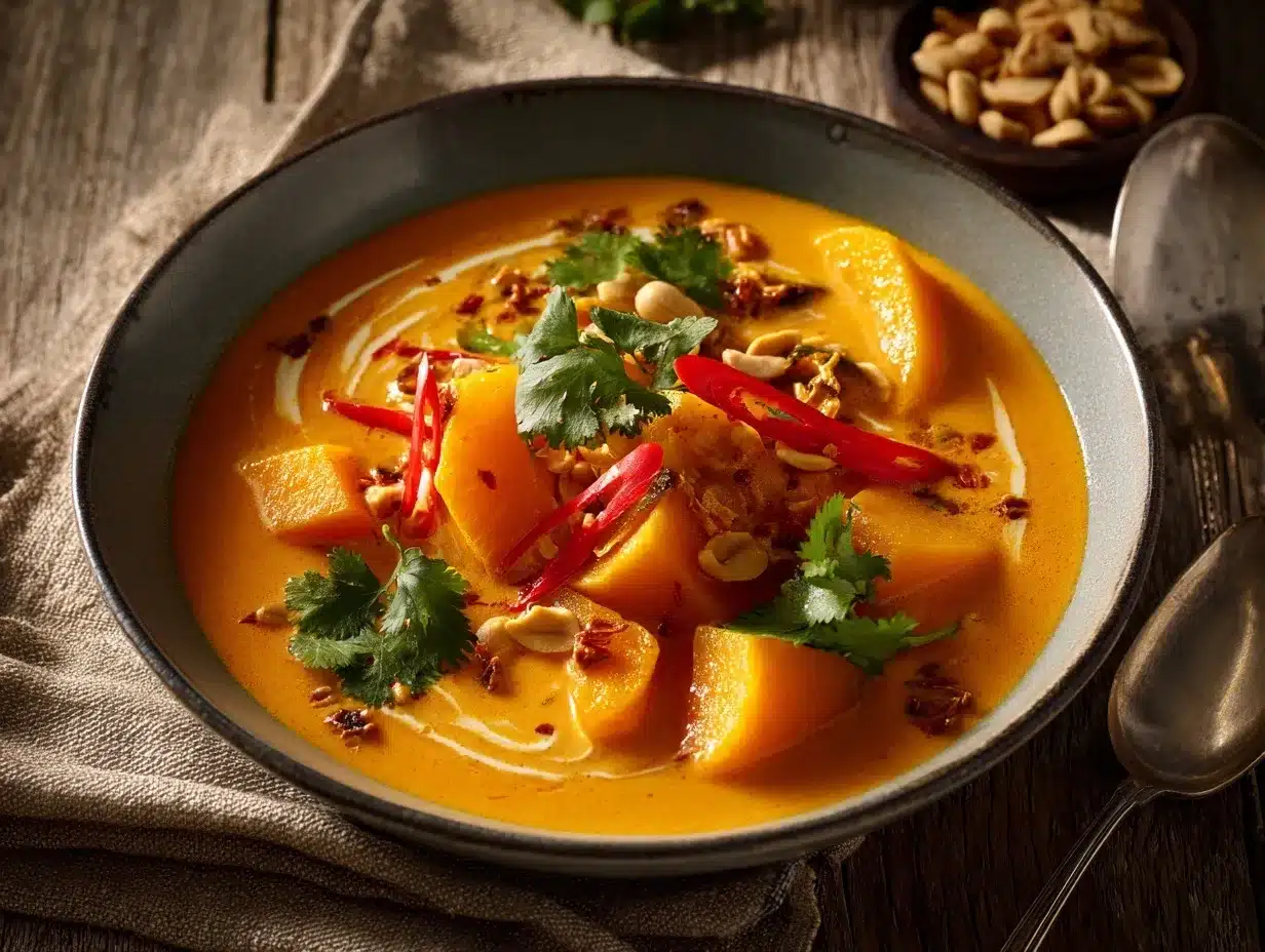 Pumpkin Massaman Curry preparation steps