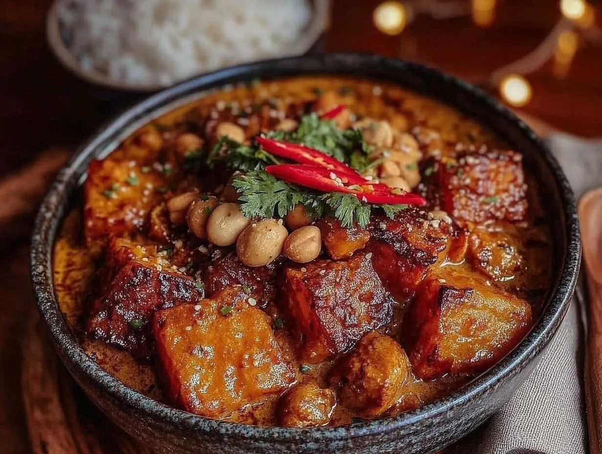 Pumpkin Massaman Curry preparation steps