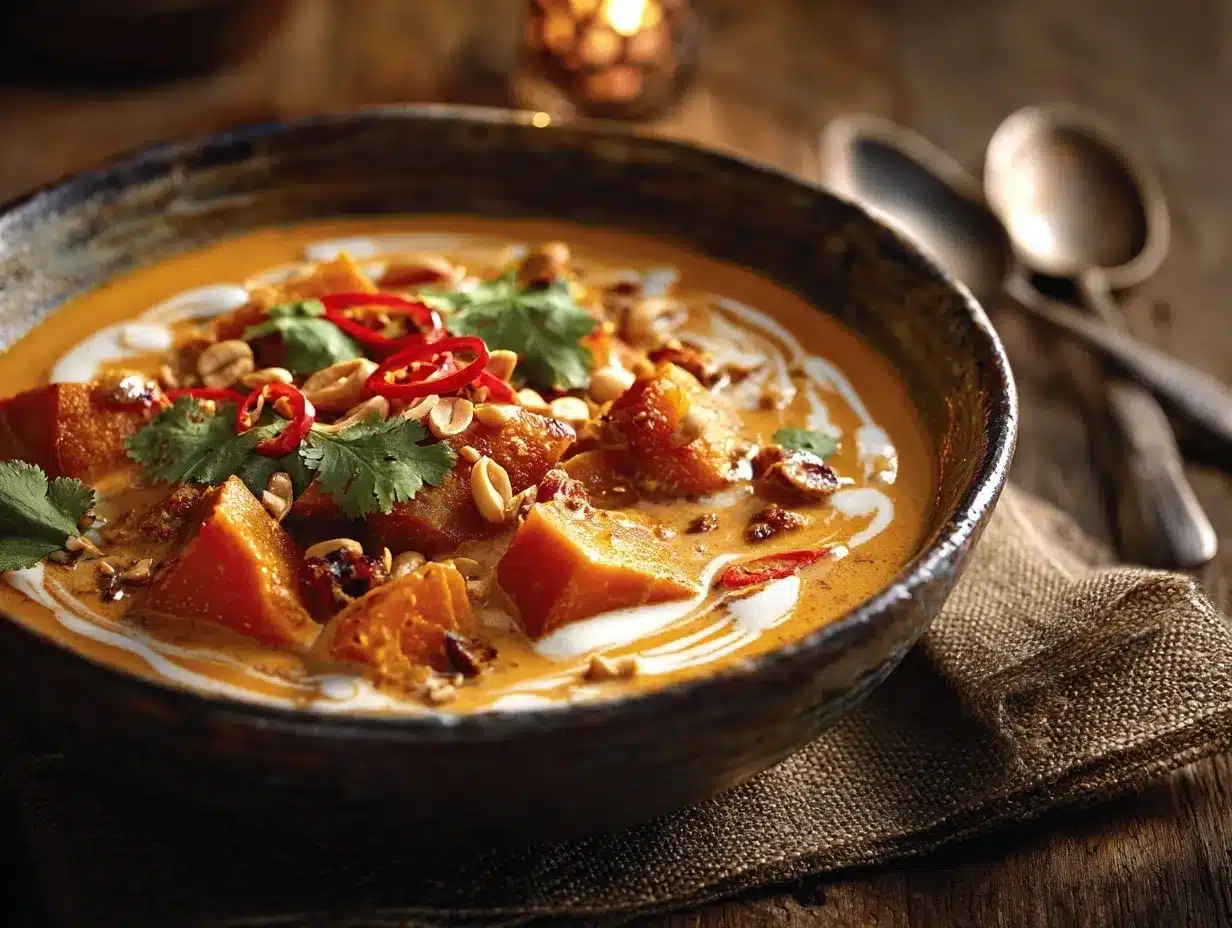 Pumpkin Massaman Curry preparation steps