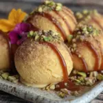 pumpkin mochi ice cream - featured image