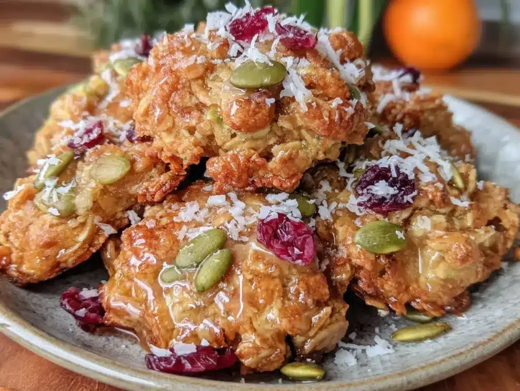 pumpkin seed granola clusters - featured image