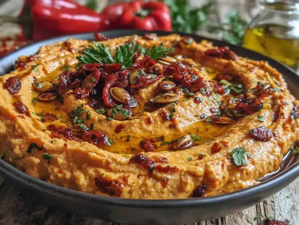 pumpkin seed romesco sauce - featured image