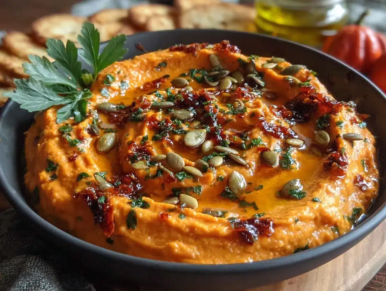 pumpkin seed romesco sauce preparation steps