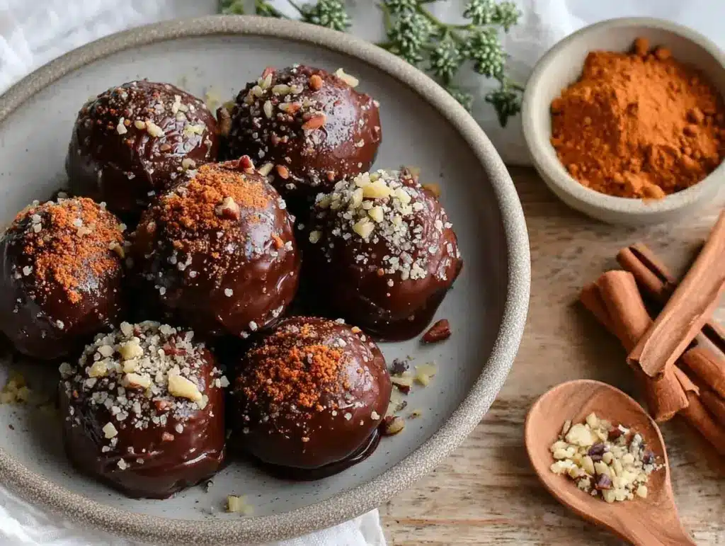 pumpkin spice brigadeiros - featured image