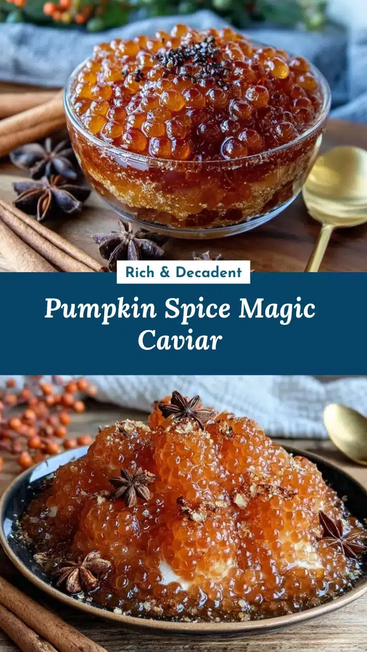 pumpkin spice caviar recipe