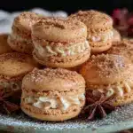 pumpkin spice macarons - featured image