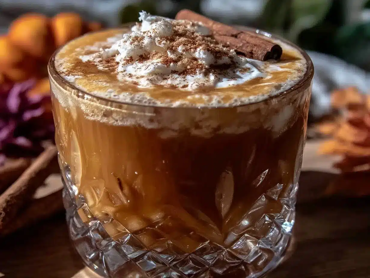 pumpkin spice milk punch preparation steps