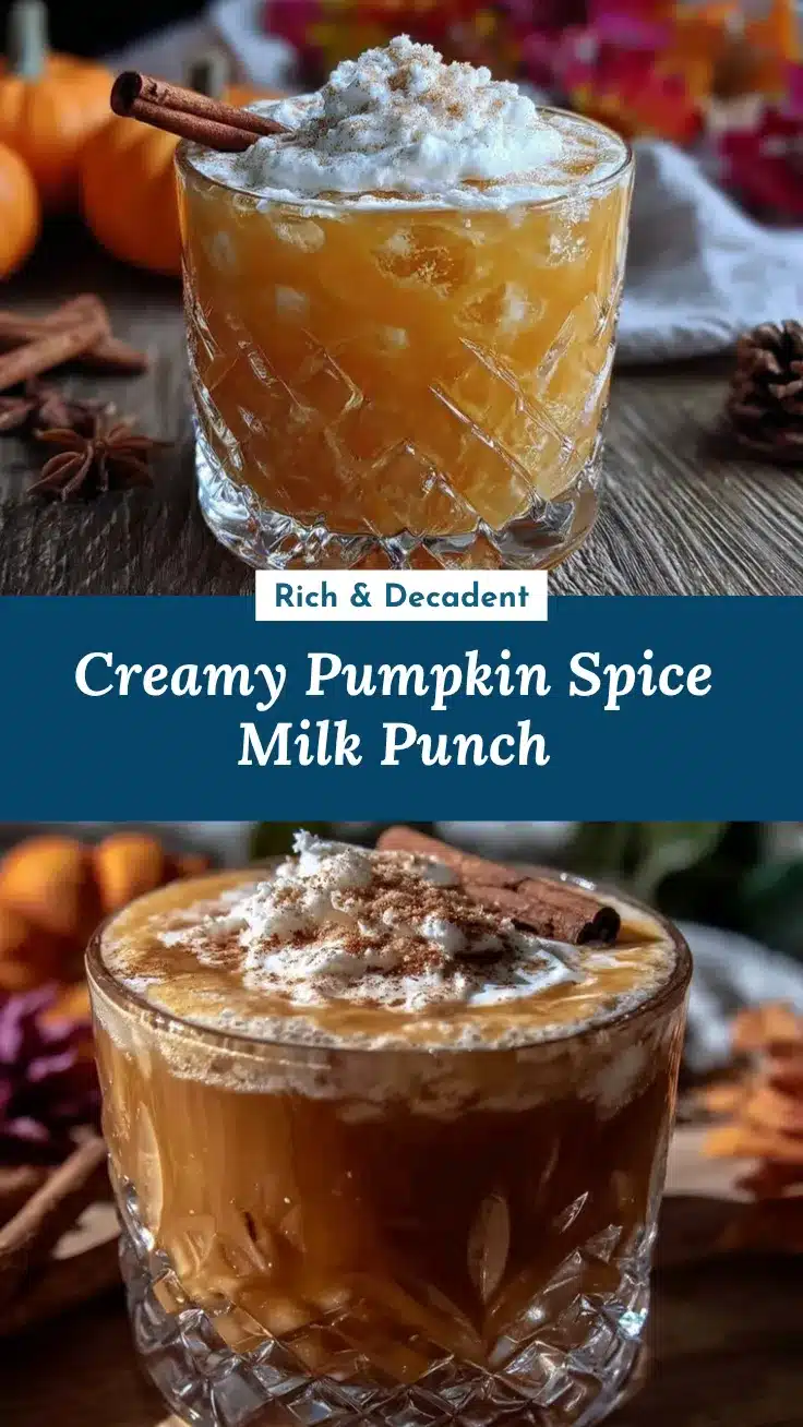 pumpkin spice milk punch recipe