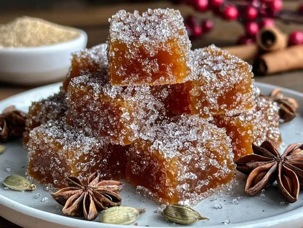 Pumpkin Spice Pâte de Fruit preparation steps