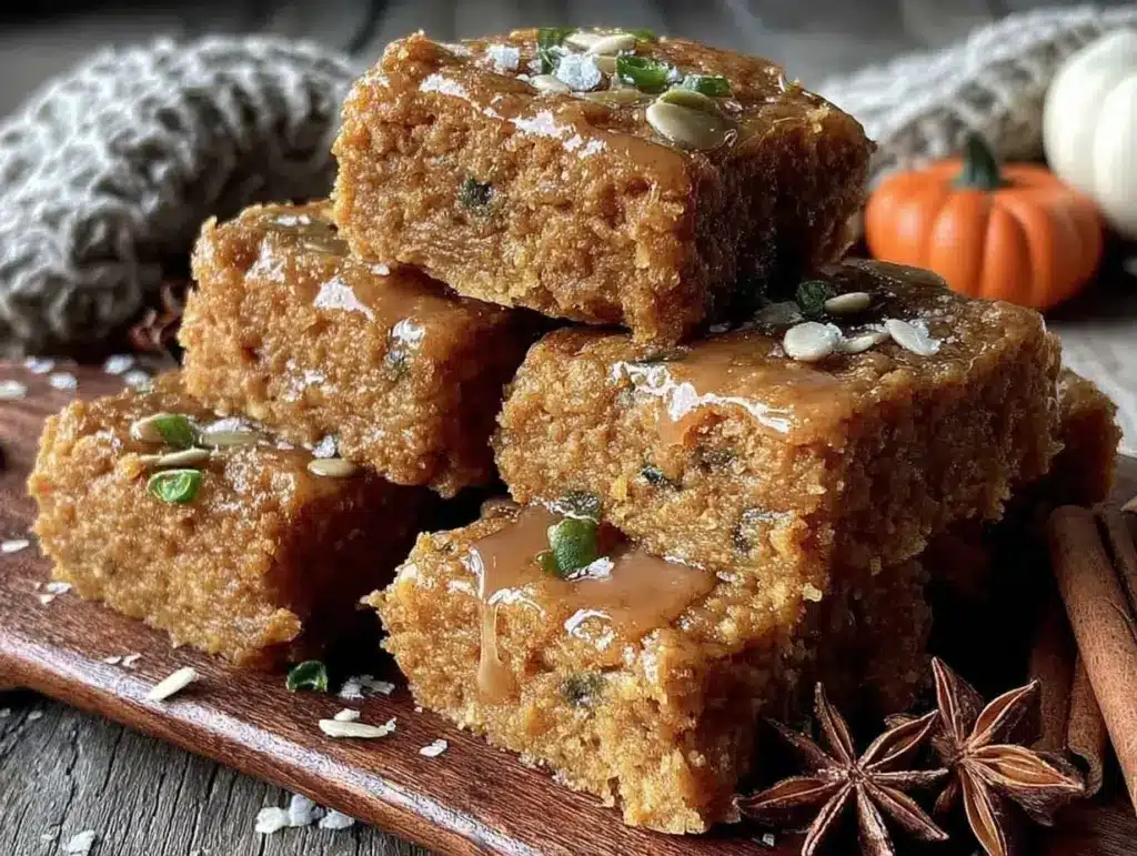 pumpkin spice protein bars - featured image