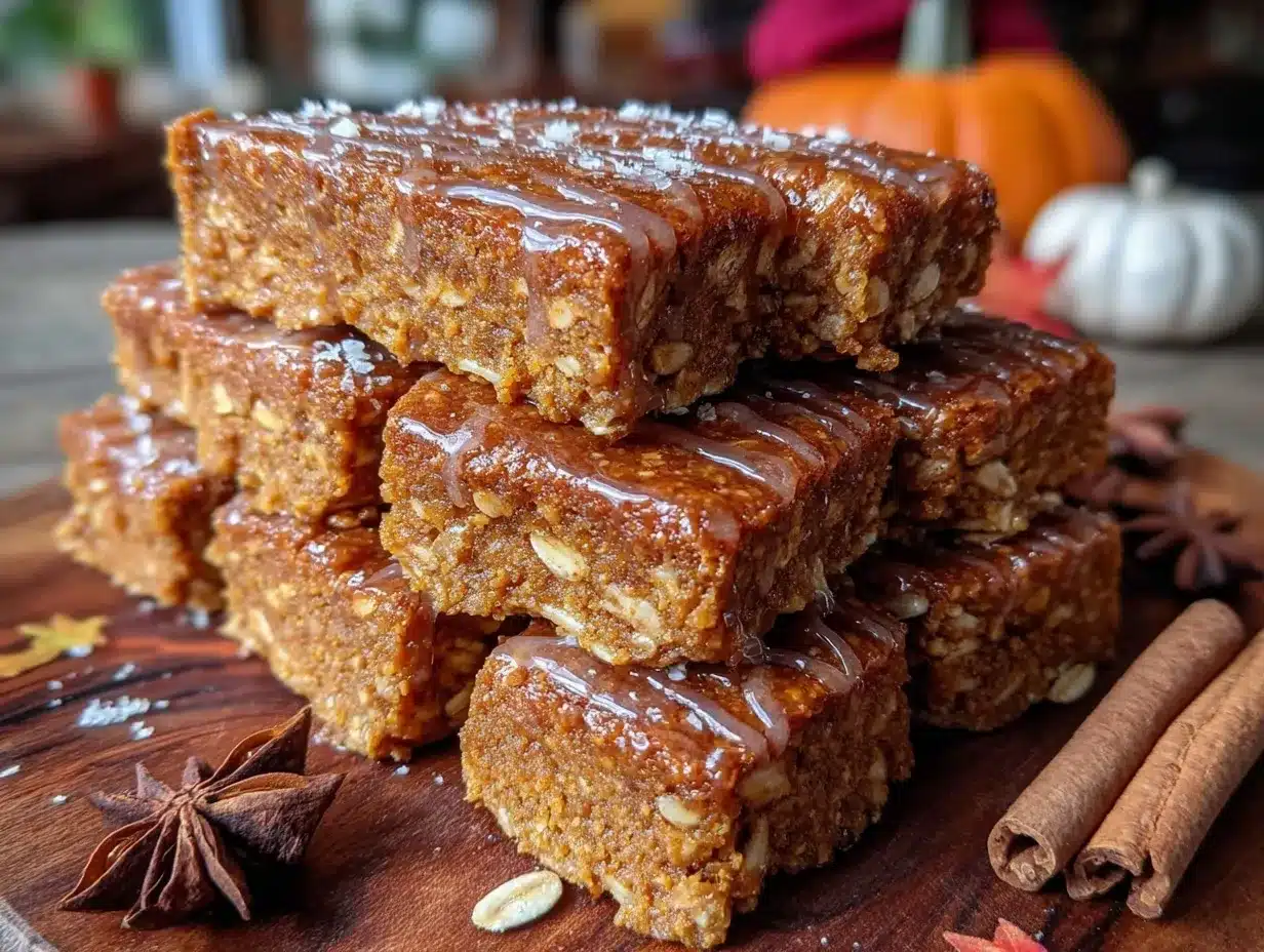 pumpkin spice protein bars preparation steps