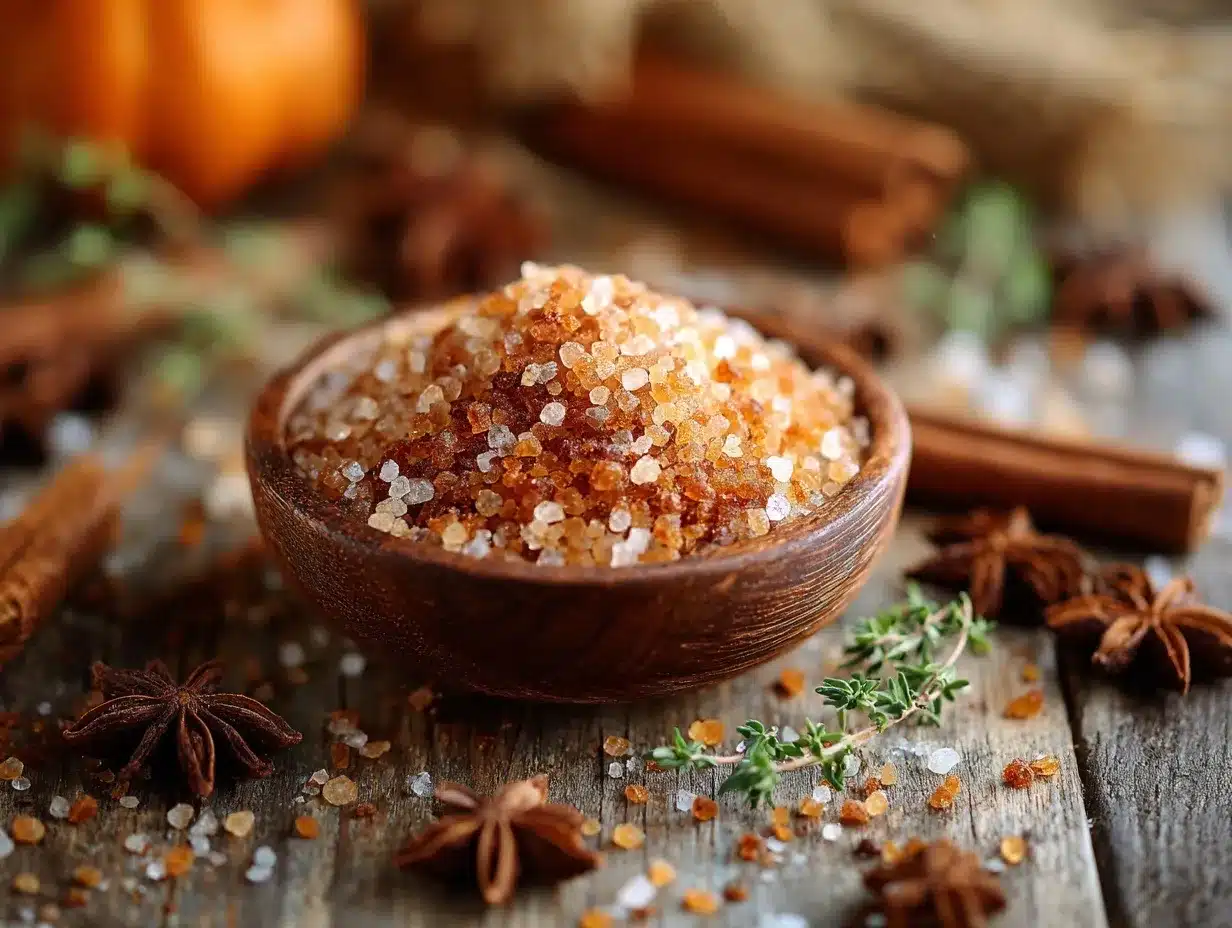 pumpkin spice salt flakes preparation steps