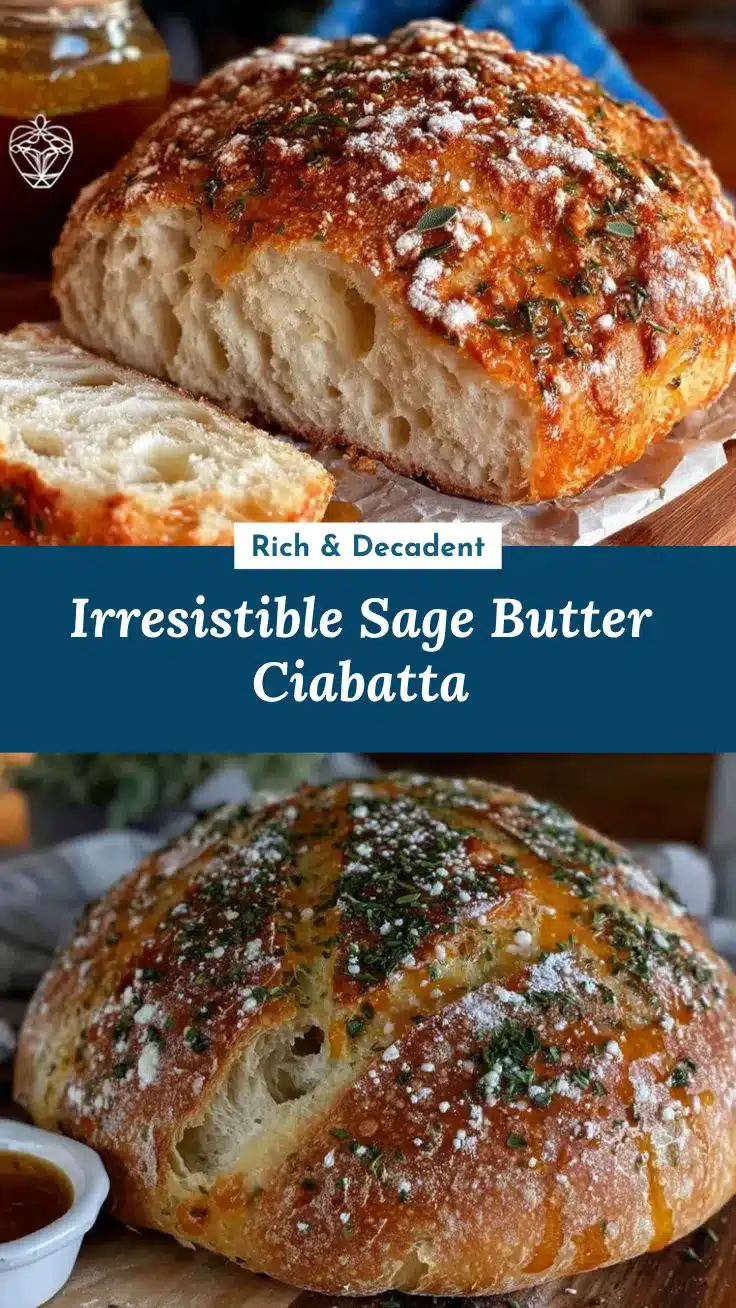 sage brown butter ciabatta recipe