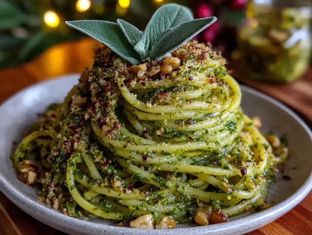 sage walnut pesto - featured image