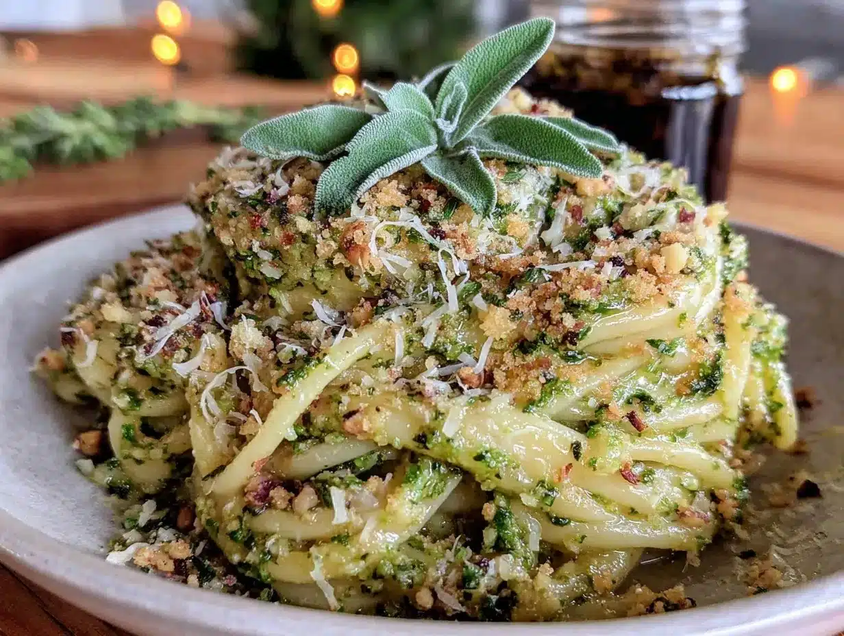 sage walnut pesto preparation steps