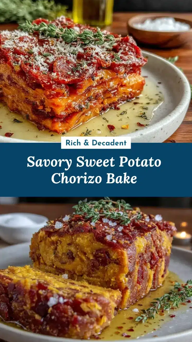sweet potato and chorizo terrine recipe