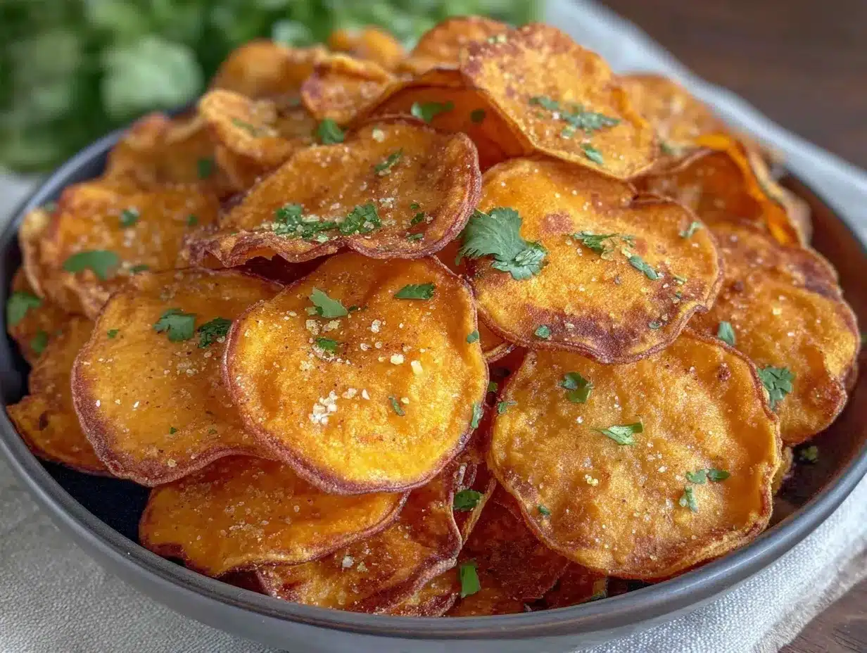 sweet potato chips preparation steps