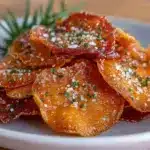 sweet potato glass chips - featured image