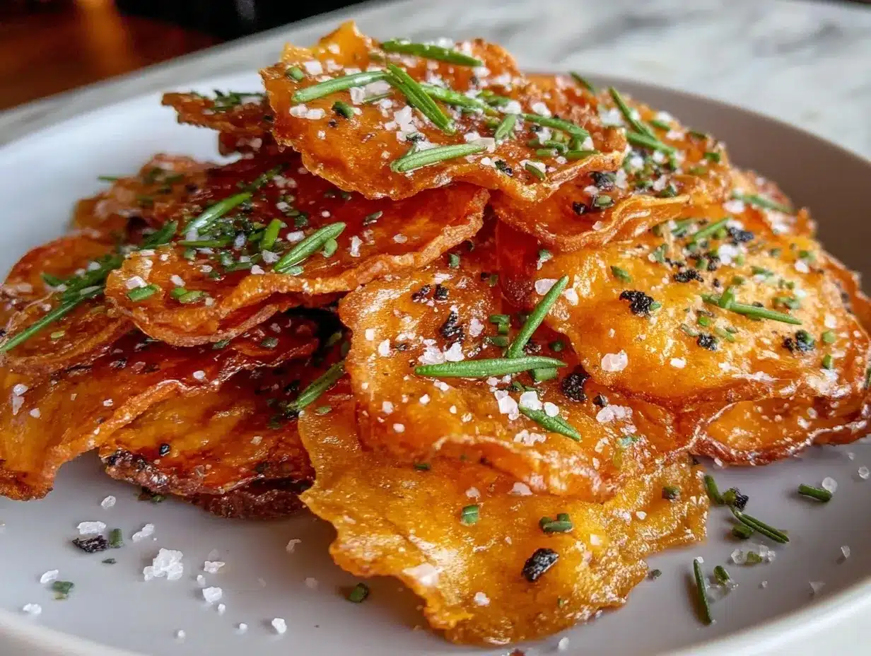 sweet potato glass chips preparation steps