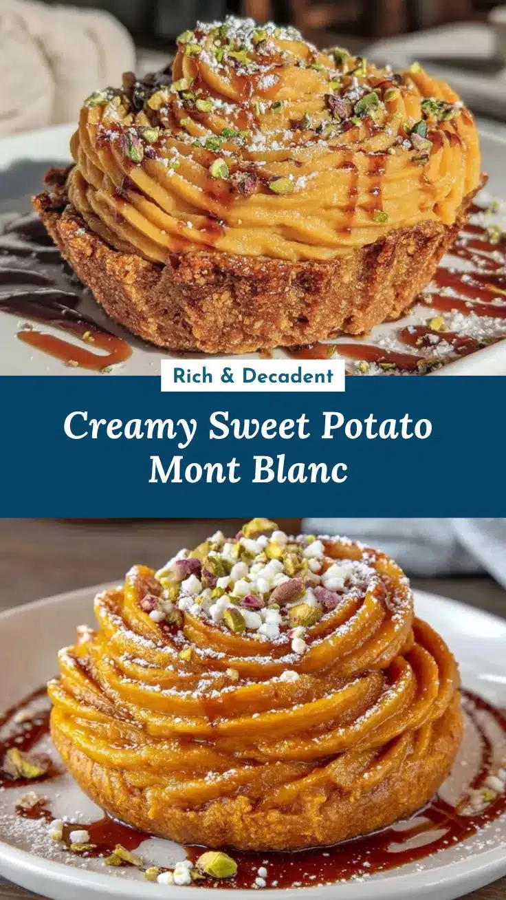 sweet potato mont blanc recipe