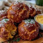 sweet potato pretzel rolls - featured image