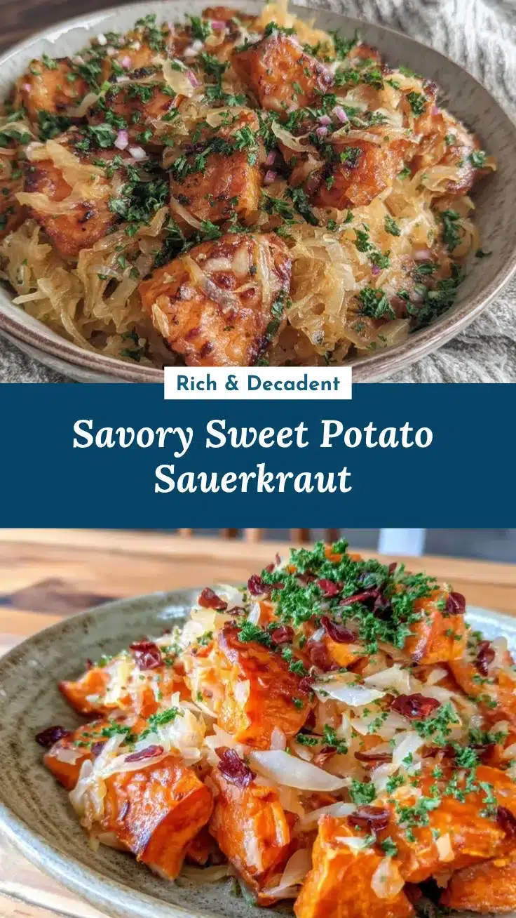 sweet potato sauerkraut recipe