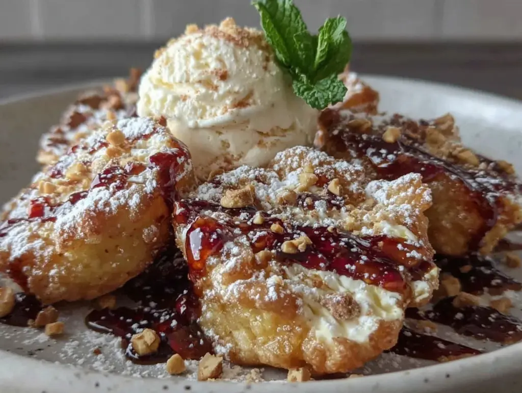 sweet potato tempura ice cream - featured image