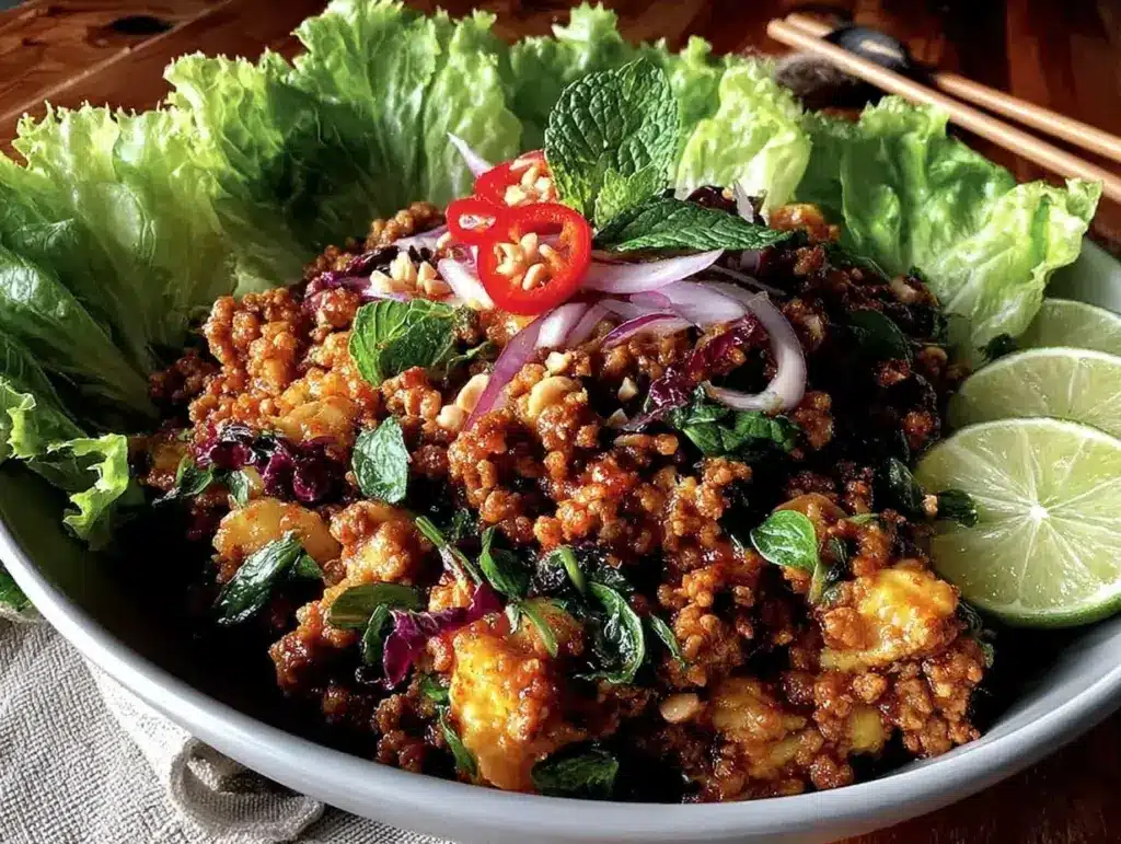 Thai larb recipe - featured image