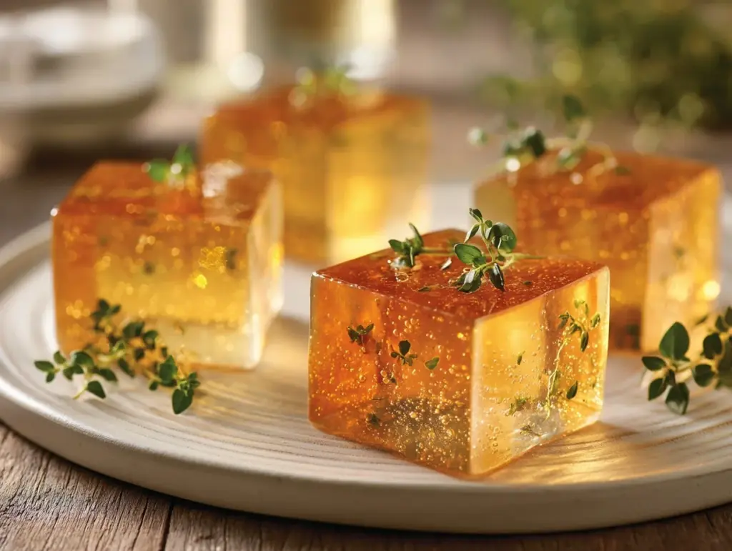turkey consommé gelatin cubes - featured image