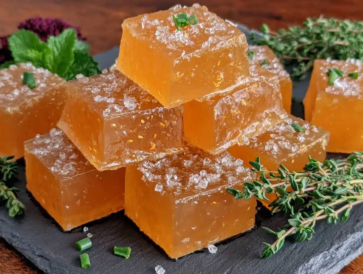 turkey consommé gelatin cubes preparation steps