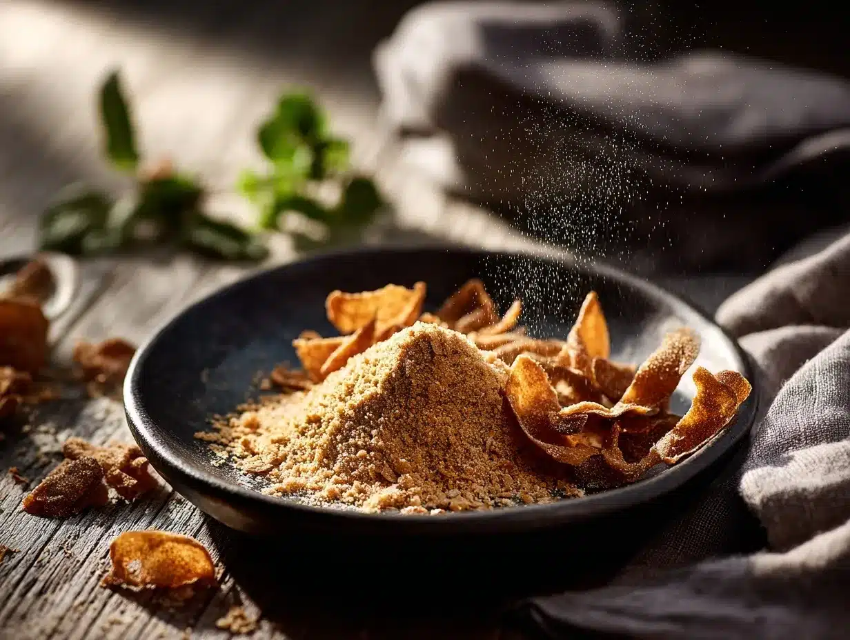 turkey skin chicharrón powder preparation steps