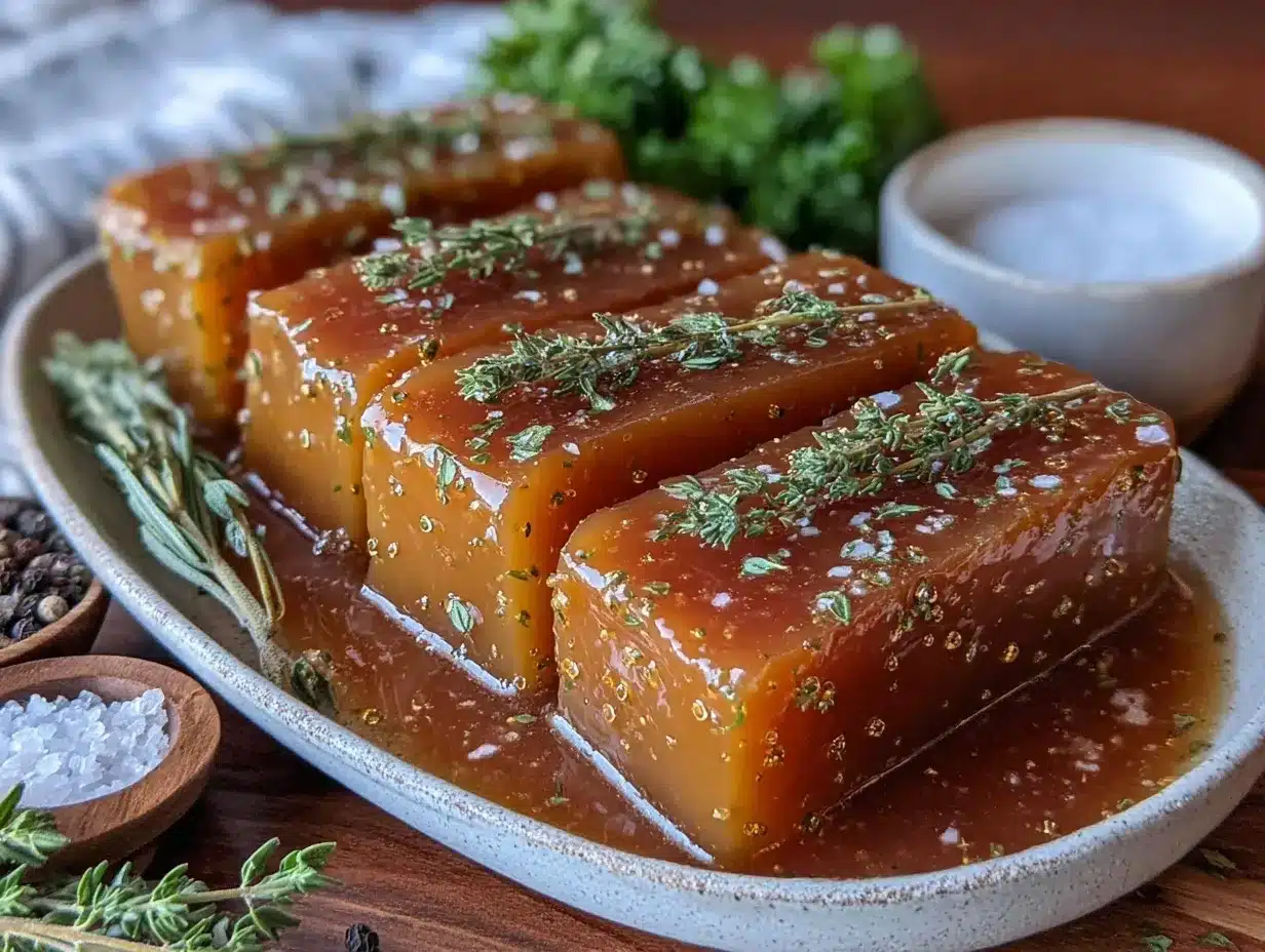 turkey stock gelée preparation steps
