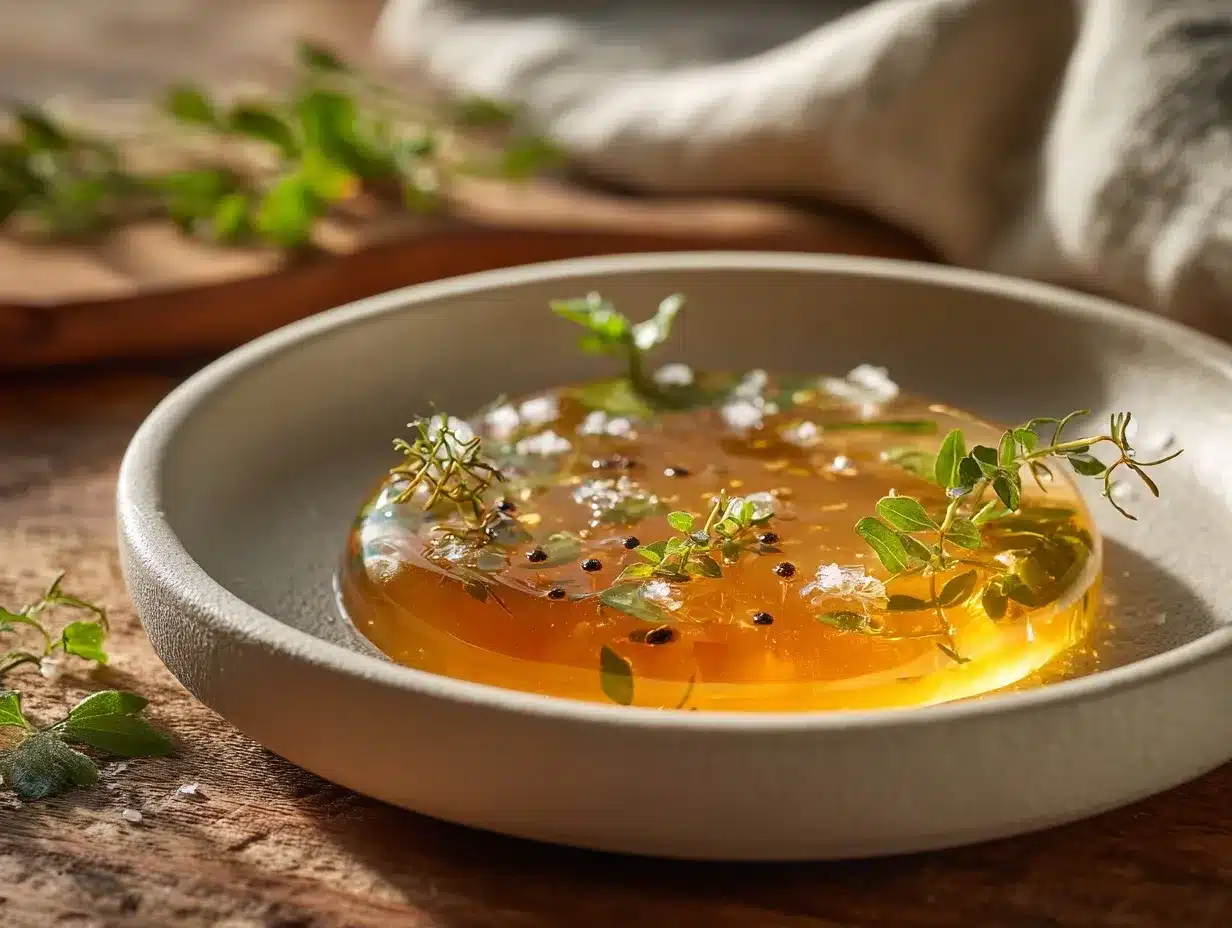 turkey stock gelée preparation steps