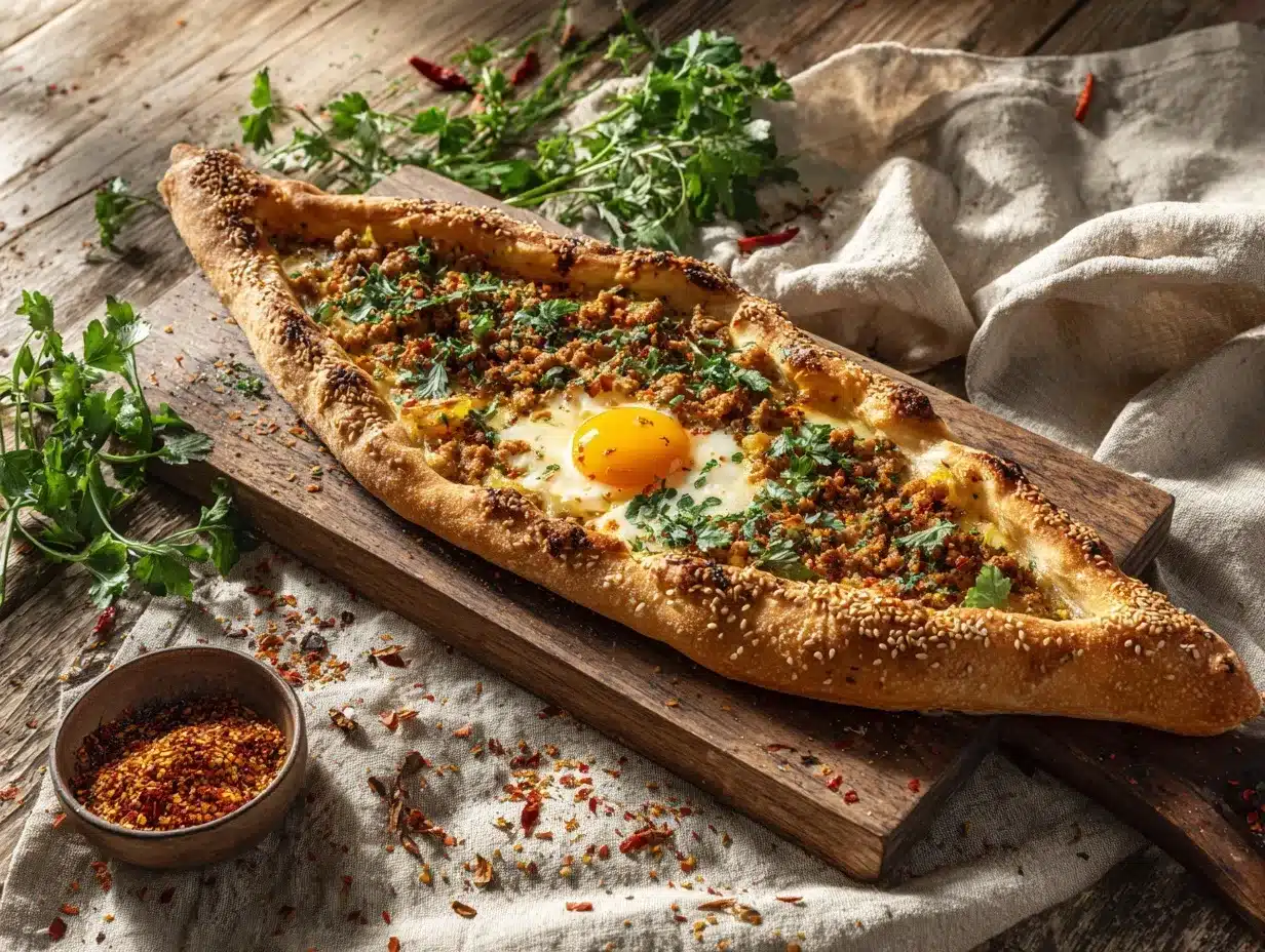 Turkish Pide Recipe preparation steps