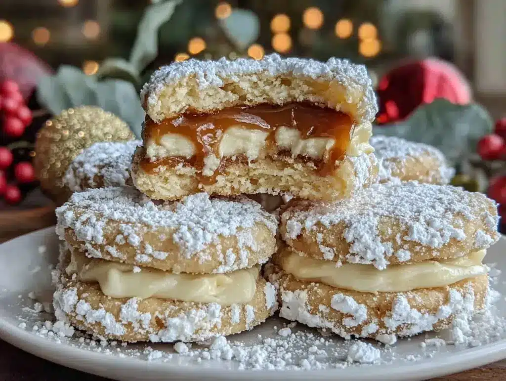 Alfajores dulce de leche cookies - featured image