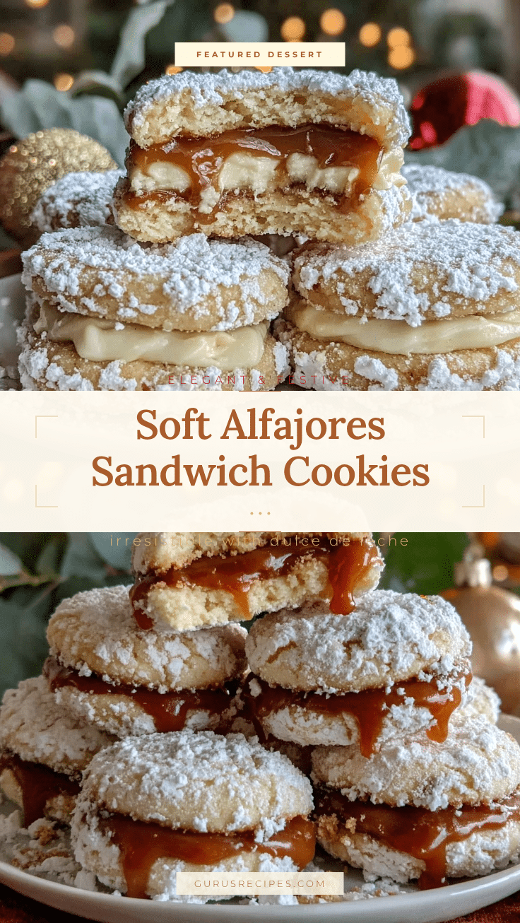 Alfajores dulce de leche cookies recipe