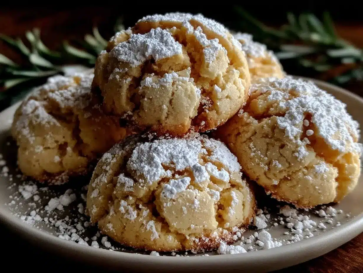 Amaretti cookies preparation steps